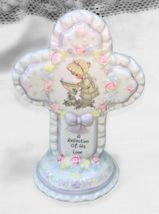 Precious Moments A Reflection of His Love Porcelain Cross Figurine - $5.95