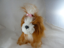 Battat Plush Lhasa Apso Shih Tzu Stuffed Animal Realistic Dog Puppy 9&quot; - $10.60