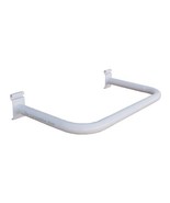 U-Shape White Gridwall Hangrails Box of 3 Pcs - Rounds Tubing - Work wit... - $1,211.84 MXN