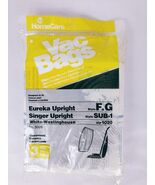 Home Care Vacuum Cleaner Bags Upright 3026 Eureka F&amp;G Singer Singer Sub-1 - $14.64 CAD