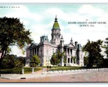 Adams Contea Tribunale Casa Costruzione Quincy Illinois Il Unp DB Cartol... - $4.50