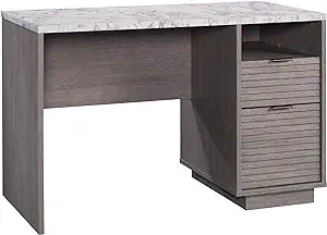 Sauder East Rock Contemporary Single Ped Desk, L: 47.17&quot; x W: 23.47&quot; x H... - £484.24 GBP
