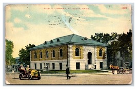 Public Library Building Fort Scott Kansas KS DB Postcard Y5 - £3.05 GBP
