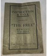 FREE SEWING MACHINE CO. MANUAL Instruction Book - £13.25 GBP