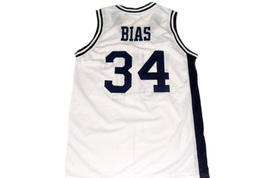 Len Bias #34 Wildcats High School Men Basketball Jersey White Any Size image 5