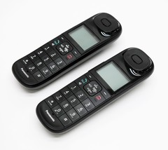 Panasonic KX-TGL432B Dect 6.0 2 Handset Landline Telephone (good) image 2