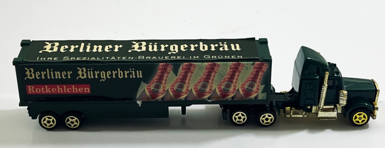Rotkehlchen Berliner Burgerbrau DieCast Truck - $10.88