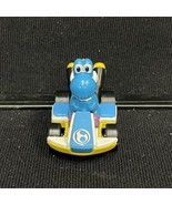 Hot Wheels Mario Kart Blue Yoshi Car Pre Owned Loose Nintendo Mattel 2018 - $17.99