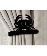 Coastal Theme Crab Drapery Holdback in Black Rust or Unpainted - $39.00