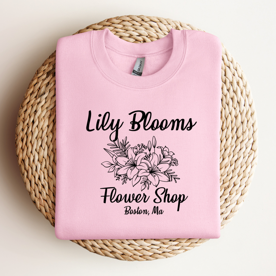 Primary image for Lily Blooms Flowers Sweatshirt 