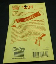 Ho  Kadee #231 grease em dry graphite  - £7.85 GBP