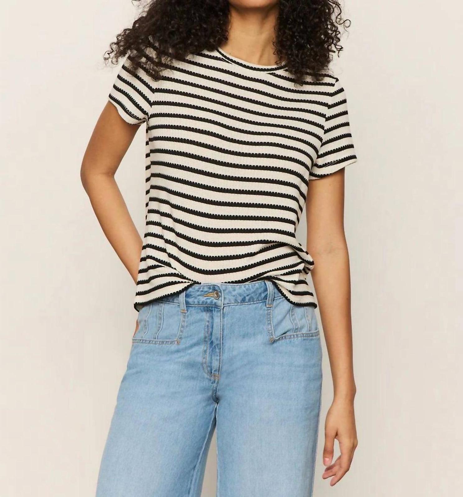 Sanctuary Perfect Textured Tee Macrame Crochet Size M - $51.48