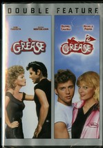 Grease &amp; Grease 2 Dvd Olivia Newton John Double Feature Paramount Video New - £10.16 GBP