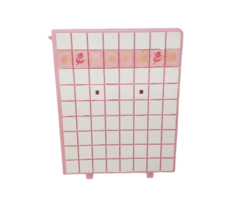 Vintage 1987 Barbie Sweet Roses Beauty Bath Bathtub Pink Right Replacement Wall - £12.90 GBP