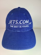 Jets.com Jets dot com The Sky is Yours Hat Cap Blue Adjustable Private J... - $14.80