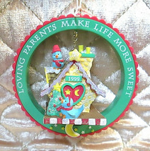 &quot;Loving Parents Make Life More Sweet&quot; Christmas Tree Ornament 1999 AGC inc HTF - $18.00