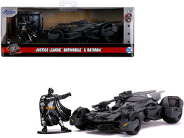 2017 Batmobile with Diecast Batman Figurine &quot;Justice League&quot; (2017) Movie &quot;DC Co - $26.19