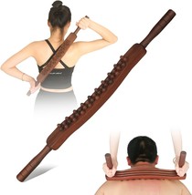Wooden Therapy Mountable Massage Roller Stick Guasha Wood Stick Fascia Release T - £27.60 GBP