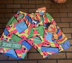 Sesame Street All Over Headgear Classics Basketball Shorts ~Never Worn~ Xl - £46.16 GBP+