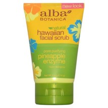 Alba Botanica Natural Hawaiian Facial Scrub - Pineapple Enzyme, Pore Pur... - $424.24 MXN