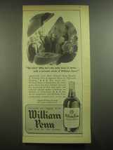 1945 William Penn Whiskey Ad - cartoon by Frank Beaven - Oh him? - £14.50 GBP