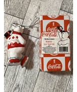 Enesco 1996 Coca Cola Polar Bear Figurine Tree Ornament “Always Ice Skat... - £7.07 GBP