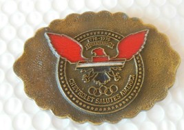 Vintage Chevrolet Belt Buckle RJ Roberts Co. Made in USA - $32.67