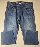 St John’s Bay Comfort Stretch Denim Relaxed Straight Men’s 36x29 Blue - $290.94 MXN