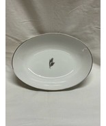 Fukagawa Arita Silver Wheat Serving Bowl Pattern 928 Hand Painted Japan - $294.49 MXN