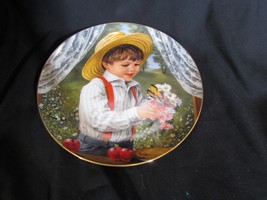  A Childhood Almanac Collection Plate &quot;For Mom&quot; by Sandra Kuck W/ Certificate - £38.07 GBP