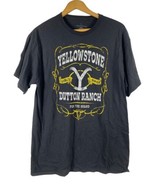 Yellowstone Dutton Ranch T Shirt Size Large Adult Mens Official Merch Black - $19.53