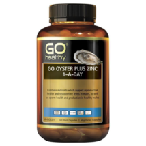 GO Healthy Oyster Plus Zinc 1-A-Day - 120 Vege Capsules - £81.82 GBP