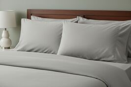 Better Homes and Gardens 300 Thread Count Sateen Pillowcase Set King Gray - $189.64 MXN