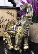 Ebros Bejeweled Mosaic Right Facing Feng Shui Elephant With Trunk Up Sta... - €21,60 EUR