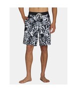 George Men&#39;s E-Board UPF 50+ Swim Trunks 9&quot; Inseam Black Floral Size 2XL... - $369.07 MXN