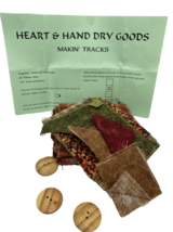 Heart and Hand Dry goods Makin&#39; Tracks Pillow Kit NEW - $13.29