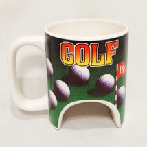 Golf 19th Hole Sport Coffee Mug 16 oz Cup Vintage Practice Putting Opening - £13.14 GBP