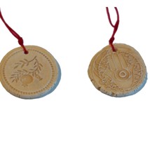 Amir Rom Art In Clay Hand Made In Israel Hamsa Vine Medallions Necklace Set of 2 - £14.69 GBP