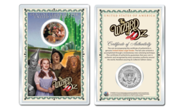 Wizard Of Oz - Witch Official Jfk Half Dollar U.S. Coin In Premium Holder - £8.27 GBP