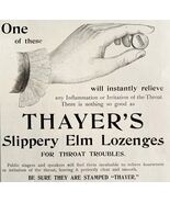 Thayer&#39;s Slippery Elm Tabs Medicine 1894 Advertisement Victorian Medical... - $366.69 MXN