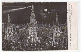 Luna Amusement Park Coney Island NY postcard - £4.74 GBP