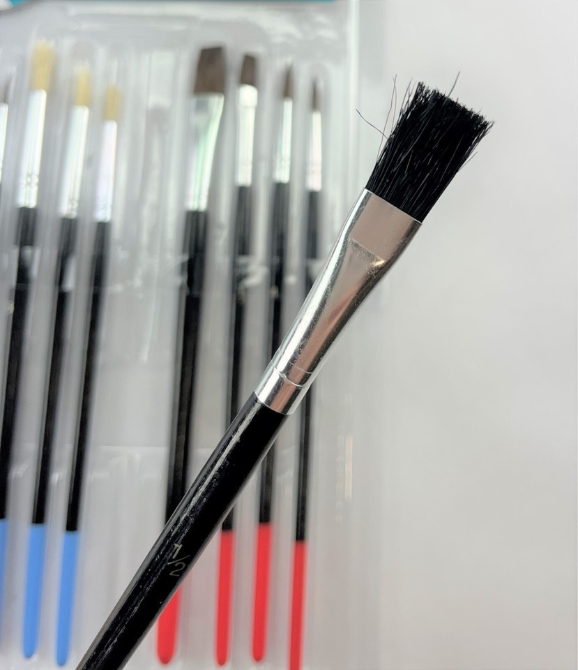 Set of 30: 15 Piece Artist Paint Brush Sets, All Purpose Oil Watercolor Acrylic Item image 8