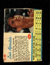 1962 Post Cereal #49 Luis Aparicio Poor White Sox Hof *X97562 - £1.92 GBP
