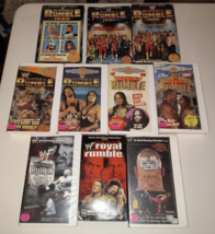 WWF &quot;Royal Rumble&quot; 10 VHS Lot 1990 &#39;91 &#39;92 &#39;94 &#39;95 &#39;96 &#39;97 Wrestling Hulk Hogan - £222.18 GBP