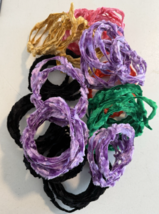 Vintage Bumpy Chenille Craft Bump Pipe Cleaners Mixed Large Lot   45+ Yards - $58.79