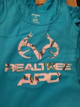 New Realtree Apc Women’s Size Small Blue Pink Camo Tank Top Teal Antlers (Nn) - £7.77 GBP