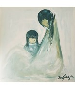 1972 Signed Ted DeGrazia  NAVAJO MOTHER Vintage Litho Print Gallery in t... - $1,979.01