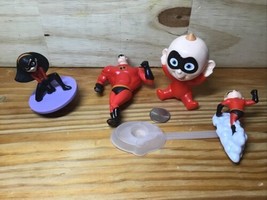 McDonalds Happy Meal Toy 4 Lot The Incredibles 2 - 2018 Disney - £5.18 GBP