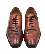 Magnanni Lucas Leather Oxford Cognac Brown Size 14 M 21019 - £62.81 GBP