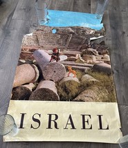 Israel Government Bubatron Tourist Corporation Jerusalem Poster (Damaged) Rare - £147.50 GBP